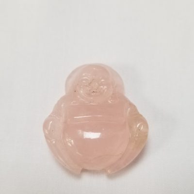 Rose Quartz Buddha Pendant