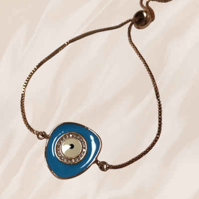 Healing Bracelet with Eye (Blue)