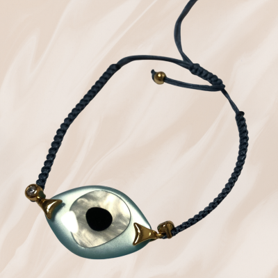 Healing Bracelet with Eye (Green)