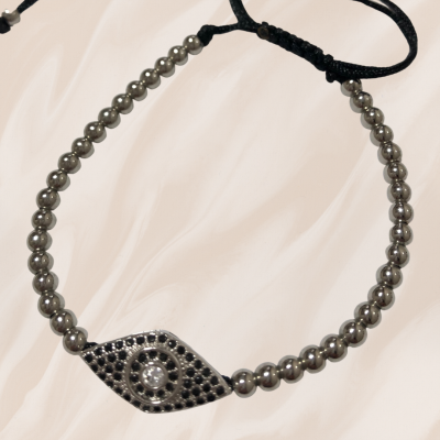 Healing Bracelet with Eye (Silver)