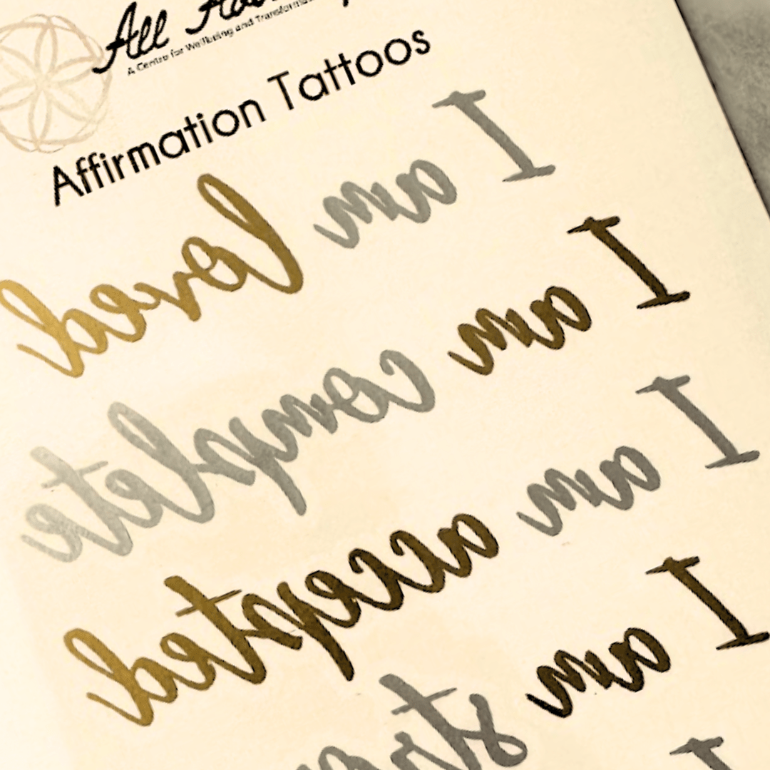 Affirmation Tattoo (Bundle 3-pcs) - Image 3