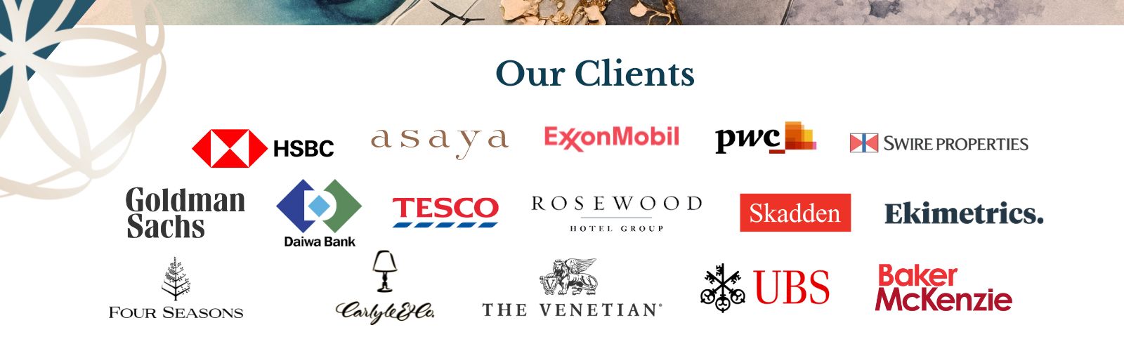 Past Clients Banner Past Clients